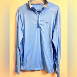 Vineyard Vines Light Blue Performance Pullover Large